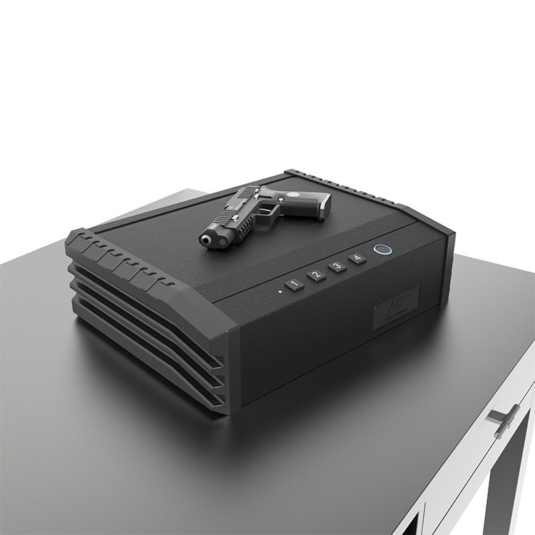 PS0110 Cassaforte biometrica per pistola Top-Entry a 2 pistole