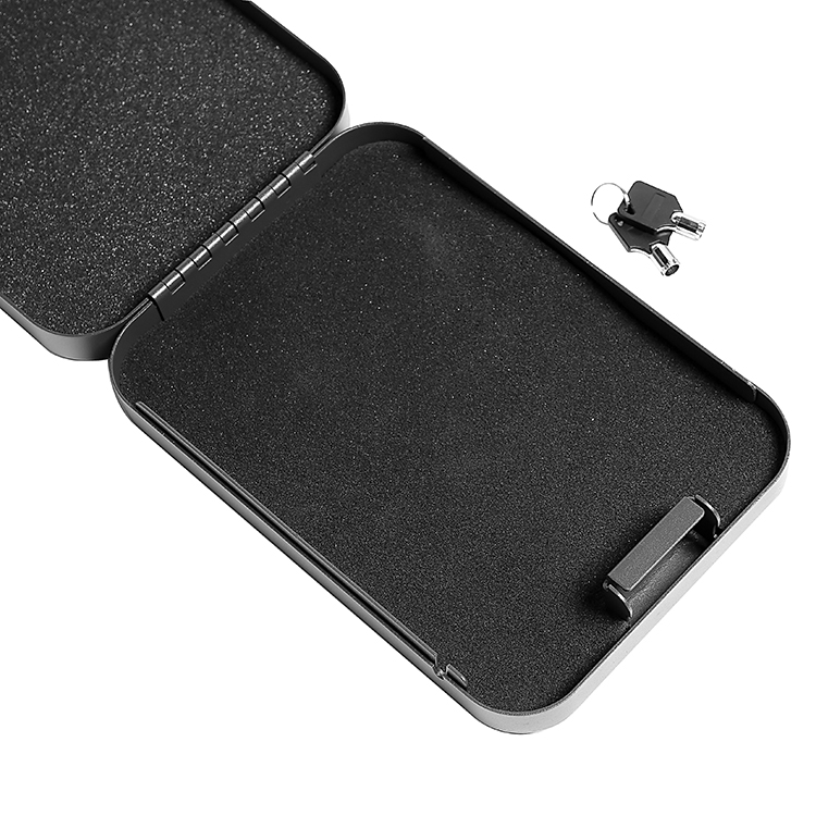 Cassetta di sicurezza LB013K con serratura a chiave per pistola full-size